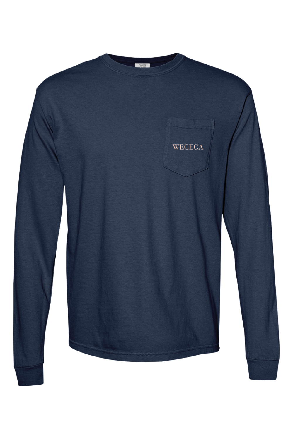 Great Blue Heron - Adult Comfort Colors Long Sleeve Pocket T-Shirt