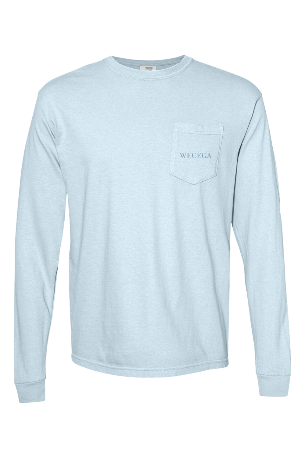 Great Blue Heron - Adult Comfort Colors Long Sleeve Pocket T-Shirt