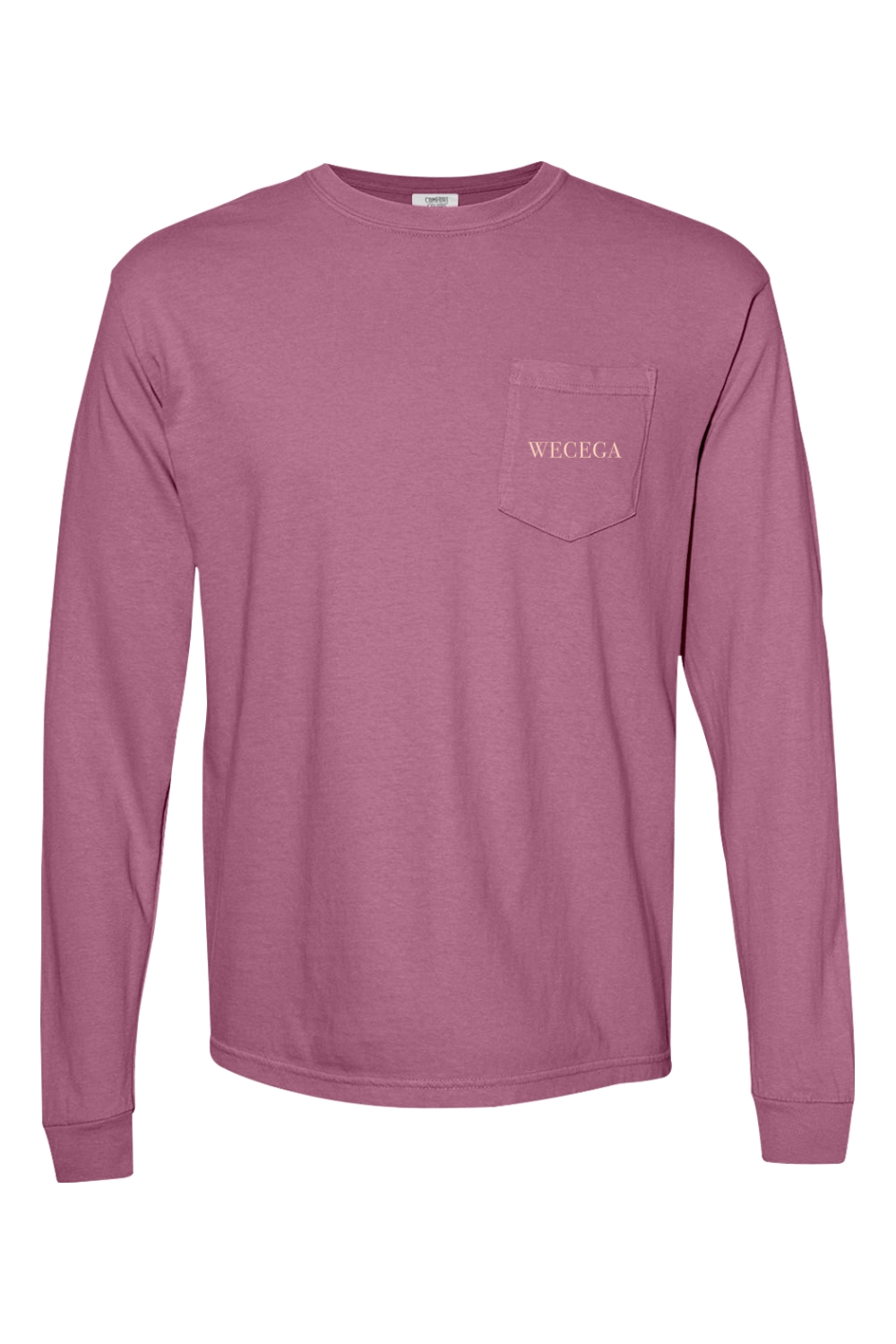 Great Blue Heron - Adult Comfort Colors Long Sleeve Pocket T-Shirt