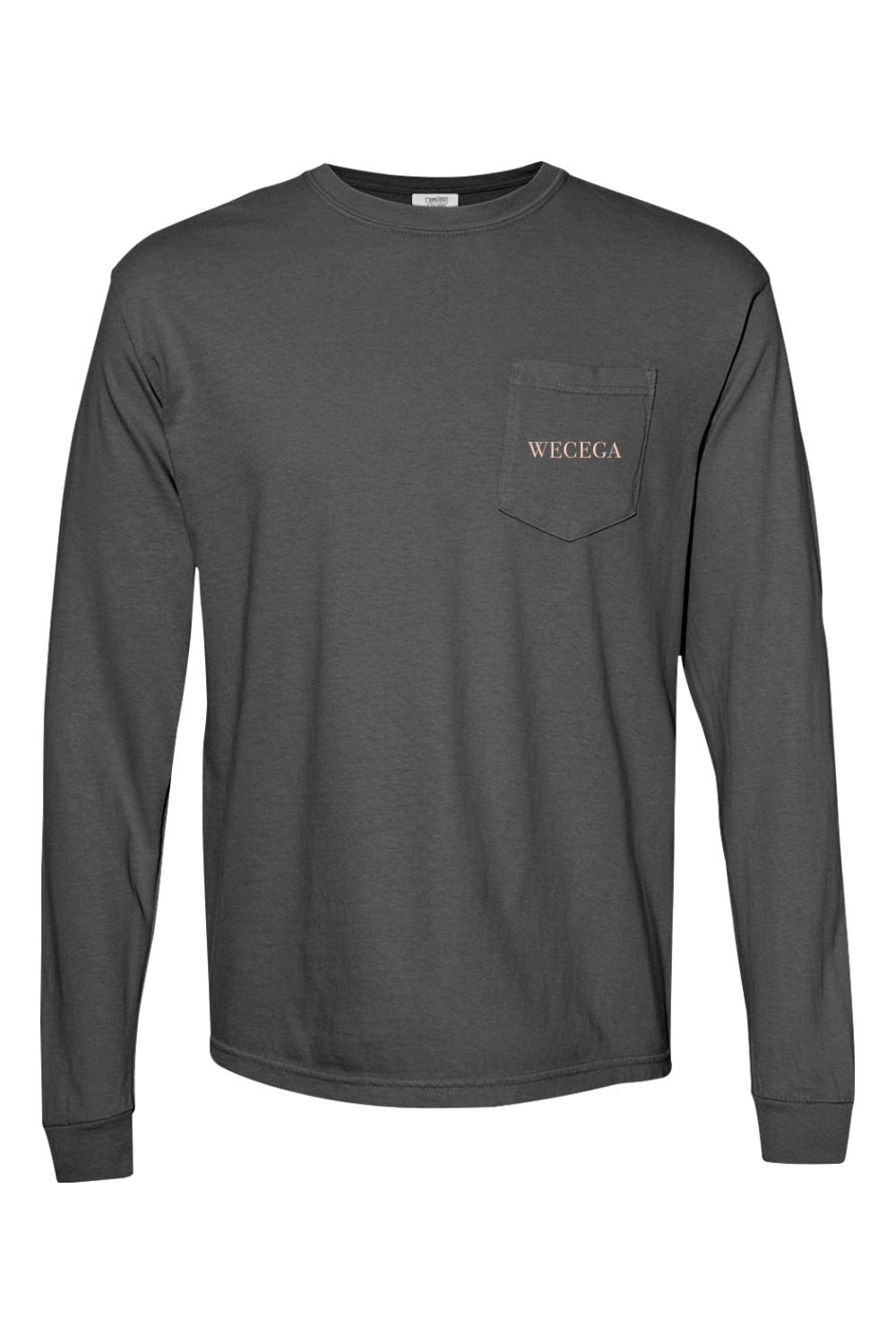Great Blue Heron - Adult Comfort Colors Long Sleeve Pocket T-Shirt